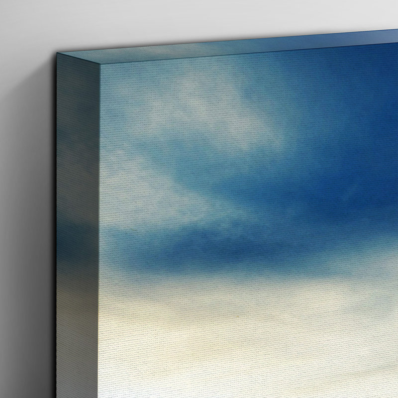 White Wolf In Mountain - Wrapped Canvas, 40cm H x 60cm W