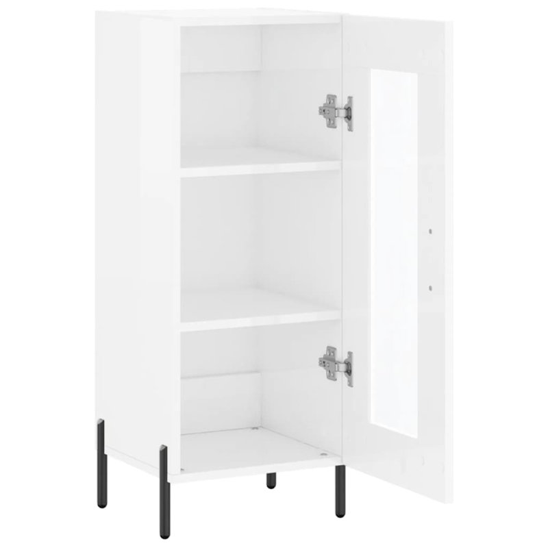 Markaylah Display Cabinet, High Gloss White