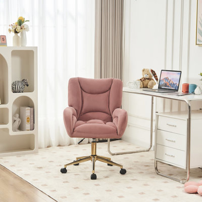 Chaise de bureau pivotante en tissu 360