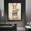 Art mural minimaliste encadré avec cadre en bois massif tenant une carotte, cadeau d'art mural parfait pour la décoration de maison et d'appartement-1197066307