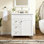 Meuble-lavabo simple 30 po avec lavabo en céramique