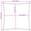 Pesotum 2.5m x 2.5m Square Shade Sail-546222466
