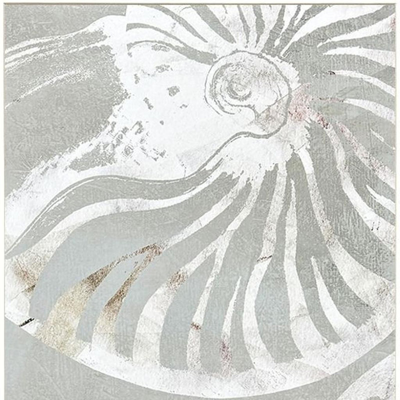 Ensemble d'art mural encadré blanc Nautilus