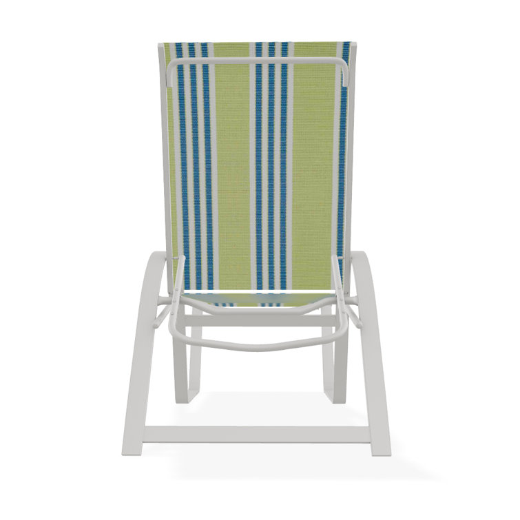 Holna Outdoor Rust-Resistant Metal Chaise Lounge