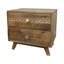 Table de chevet en bois massif Jeanea