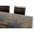 Alagan Glass Top Metal Base Dining Table