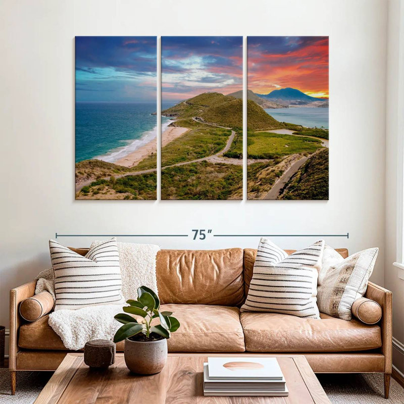 Rorry St. Kitts Landscape, 42" H x 65" W