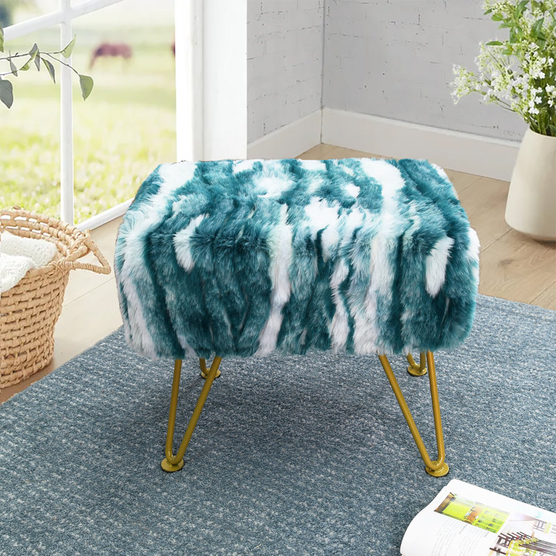 Markie Everly Hallway Bench, Bleu sarcelle foncée