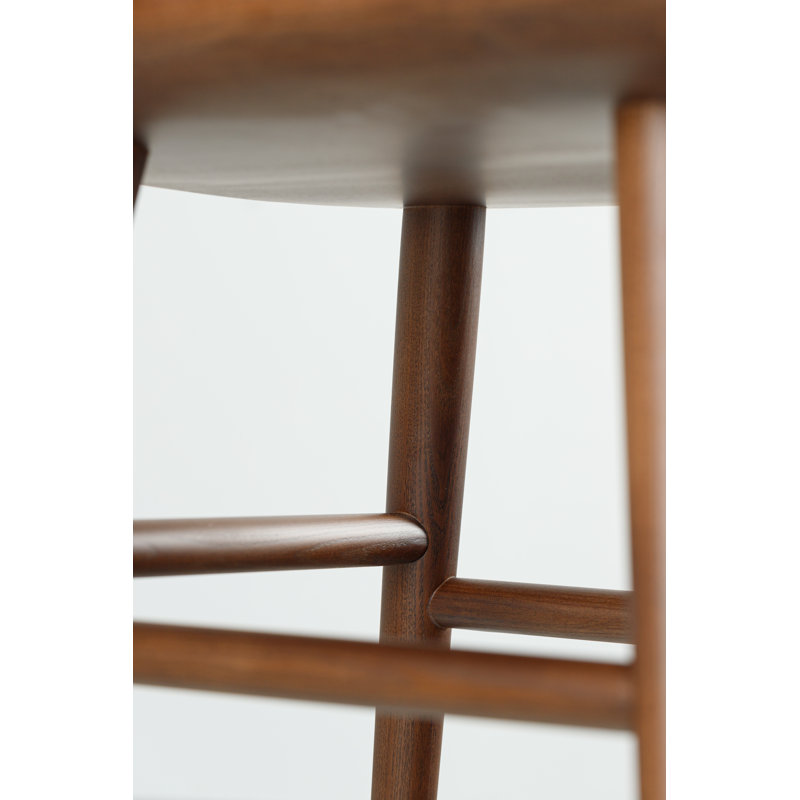 Alma Bar Chair, Matte Brown, Counter Stool (25” Seat Height)