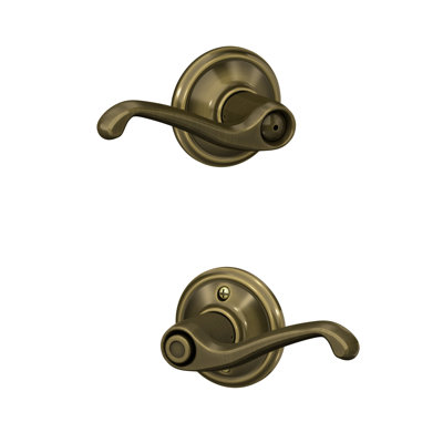 Flair Lever Bed and Bath Lock