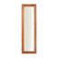 Armoire-penderie pour armoire à bijoux en bois massif avec miroir pleine longueur, 47,5 x 14,3 po, verrouillable au mur avec lumière DEL-118504577