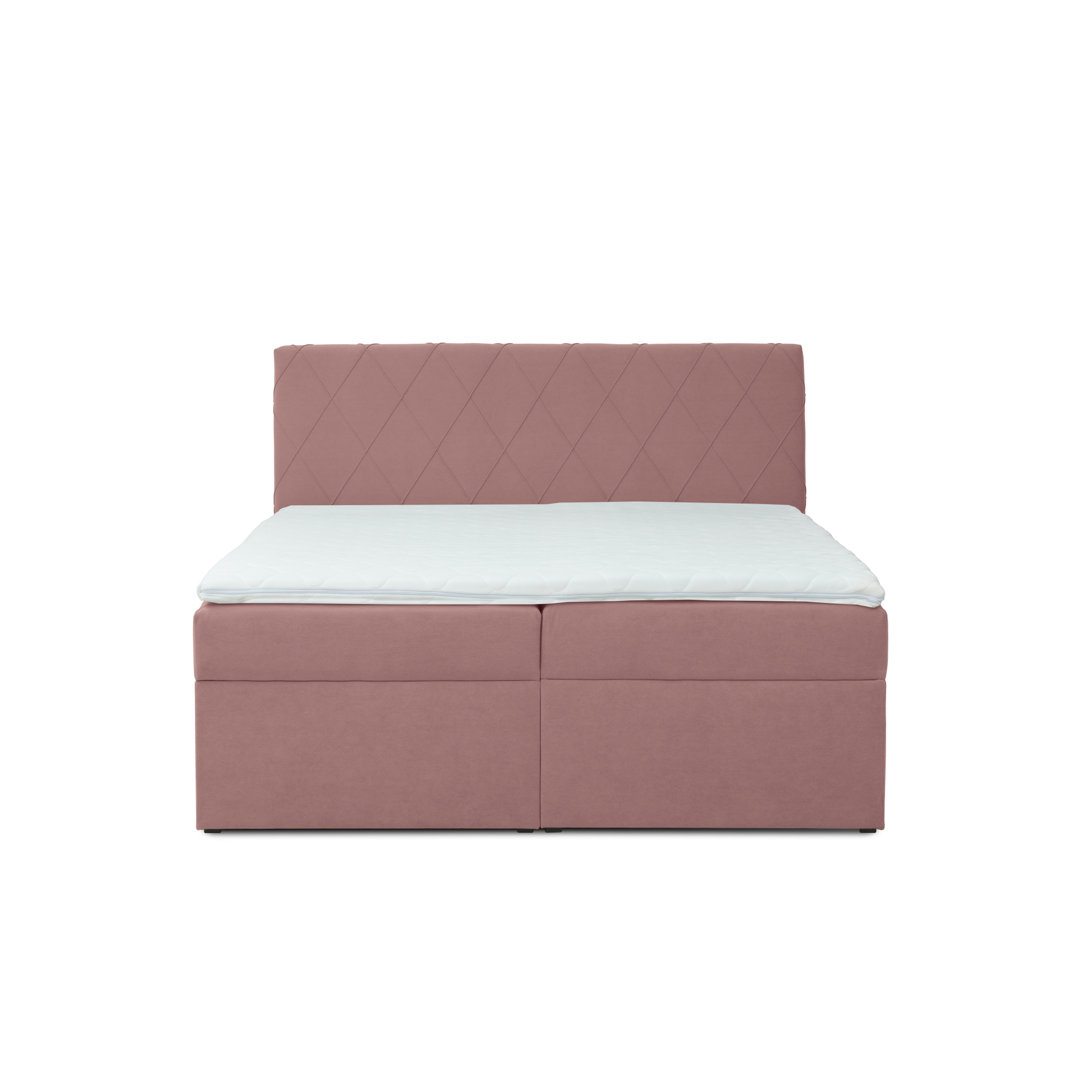 Boxspringbett Irelynd mit Topper und Bettkasten