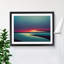 Abstract Ocean Scene - Framed Print-689229704-689229707