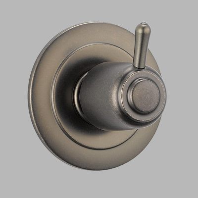 Ensemble de garniture d'inverseur de poignée de douche à 3 réglages, ensemble de garniture de soupape de dérivation