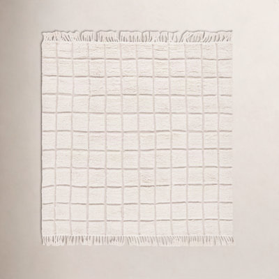 Hand-Woven Geometric Rug
