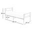 Craigsville UK Single - DE 90 X 190 Cm Solid Wood Bed