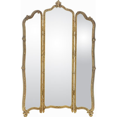 The Mademoiselle Beauregard Wood Asymmetrical Mirror
