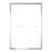 56"60" W X 72" H Chrome Aluminum Frame Double Sliding Shower Door With 1/4" (6Mm) Nanocoated Clear Tempered Glass And Dual Stainless Steel Handles