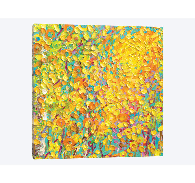 «YM 099» par Iris Scott, reproduction d'art graphique sur toile, H 26 po x l 26 po x P 1,5 po, Toile tendue, Pas de tapis