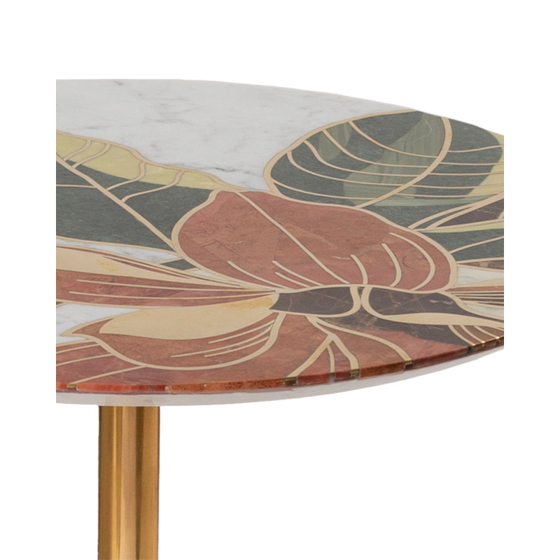 Roselle Marble End Table