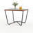 Square Coffee Table with Glass Top