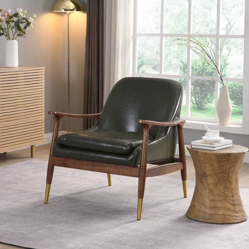 Chaise d'appoint 29,2 po Mid-Century