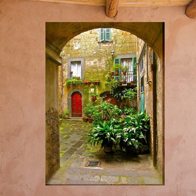 Art sur toile Exar Italian Courtyard