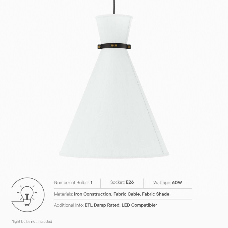 Starlight White Satin Brass 72" LED Indoor/Outdoor Pendant Light