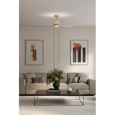 Ventilateur de plafond intelligent DEL 5 "FoxCC