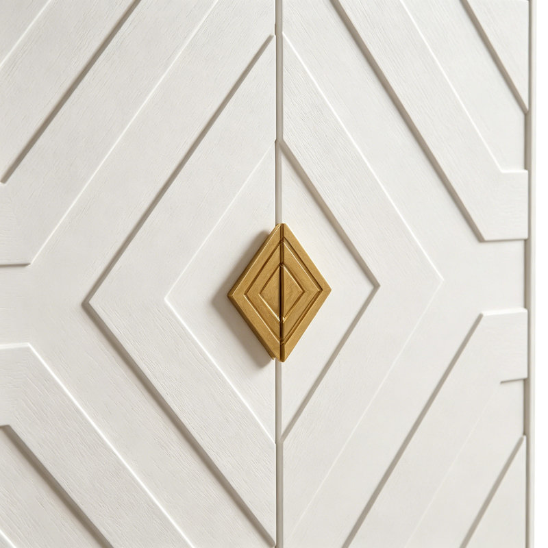 Armoire d'entrée italienne de luxe, Blanc