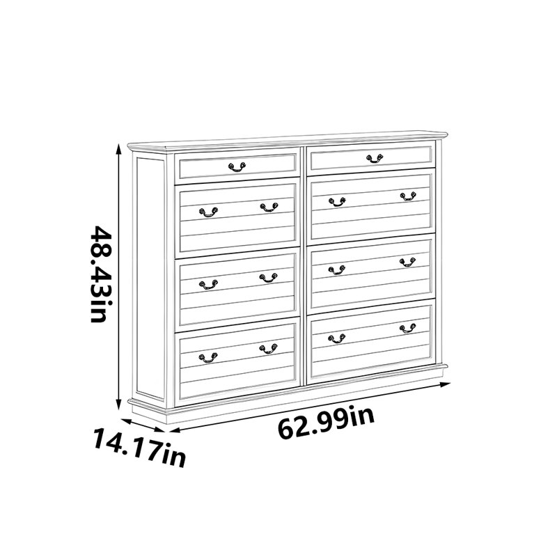 Chenoweth, 48.43" H x 62.99" W x 14.17" D