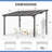 Metal Pergola With Canopy-99443886
