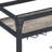 Jorgensen Rectangular Bar Cart in Rustic Oak and Charcoal