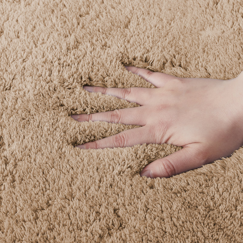 Dailen Non-Slip Bath Rug, Tan