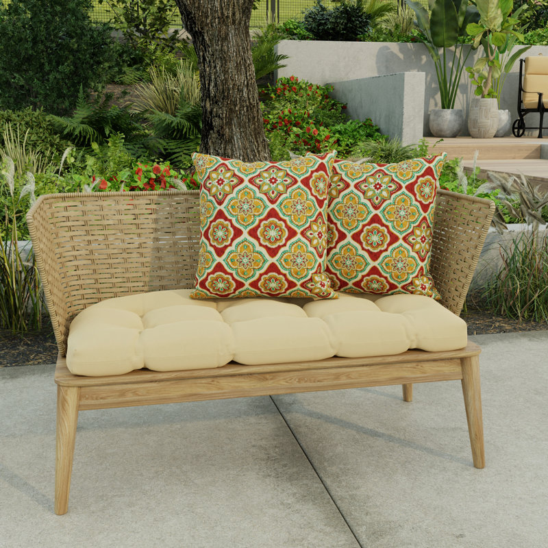 Sunbrella Outdoor Throw Pillow, Adonis Jewel