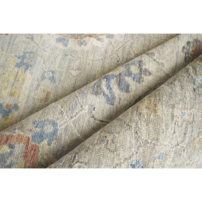 Heirloom Wool Floral Area Rug, Rectangle 12' x 15'