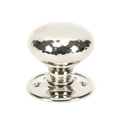 Hammered Mushroom Mortice/Rim Knob Set