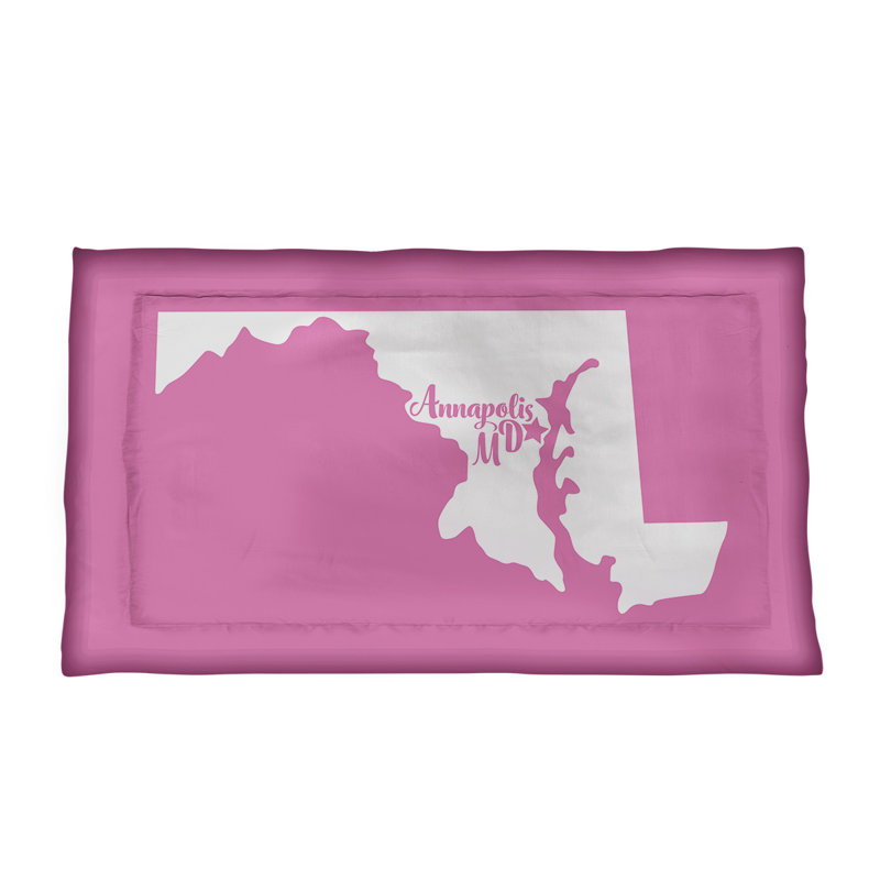 Pillow Sham, King, Polyester, Pink