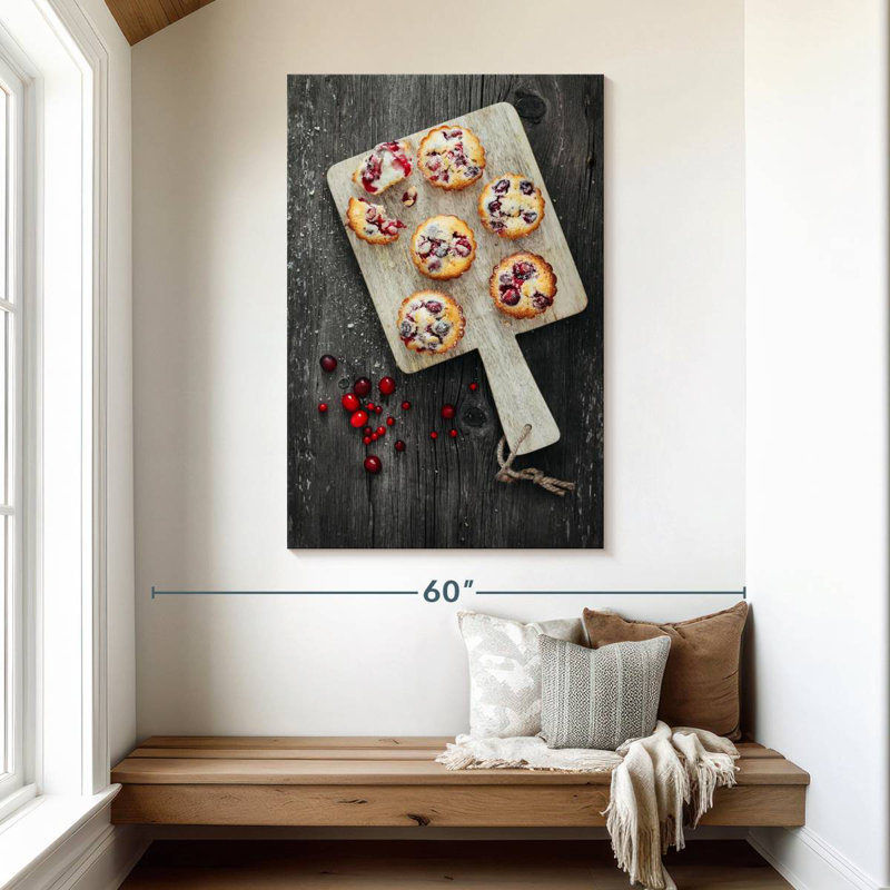 Yarlin Cranberry Muffin Dessert, 48" H x 32" W