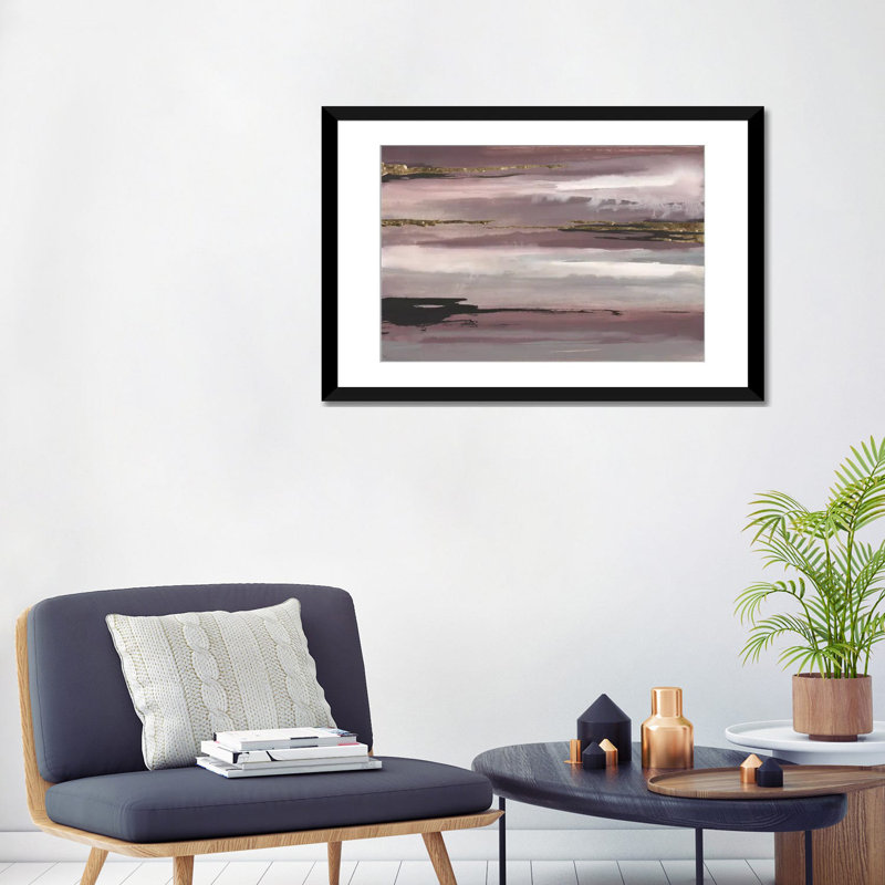 «Gilded Storm IV» par Chris Paschke, reproduction sur toile tendue sur châssis, H 16 po x l 24 po x P 1 po, Blanc