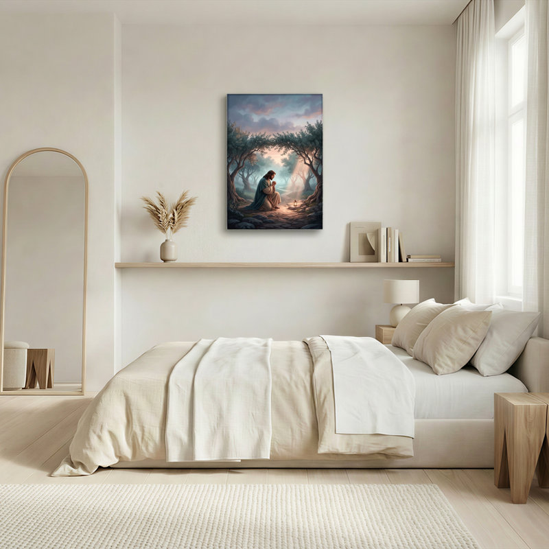 «Prayer Garden», reproduction d'art sur toile, ensemble de 1, H 36 po x l 24 po, Toile tendue