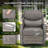 Meriline 4 - Person Outdoor Wicker Conversation Set With Swivel & Glider Chairs And Tempered Glass Side Table-122524762-122524759
