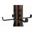 Biddeford 12 - Hook Freestanding Coat Rack in Natural Brown/Black