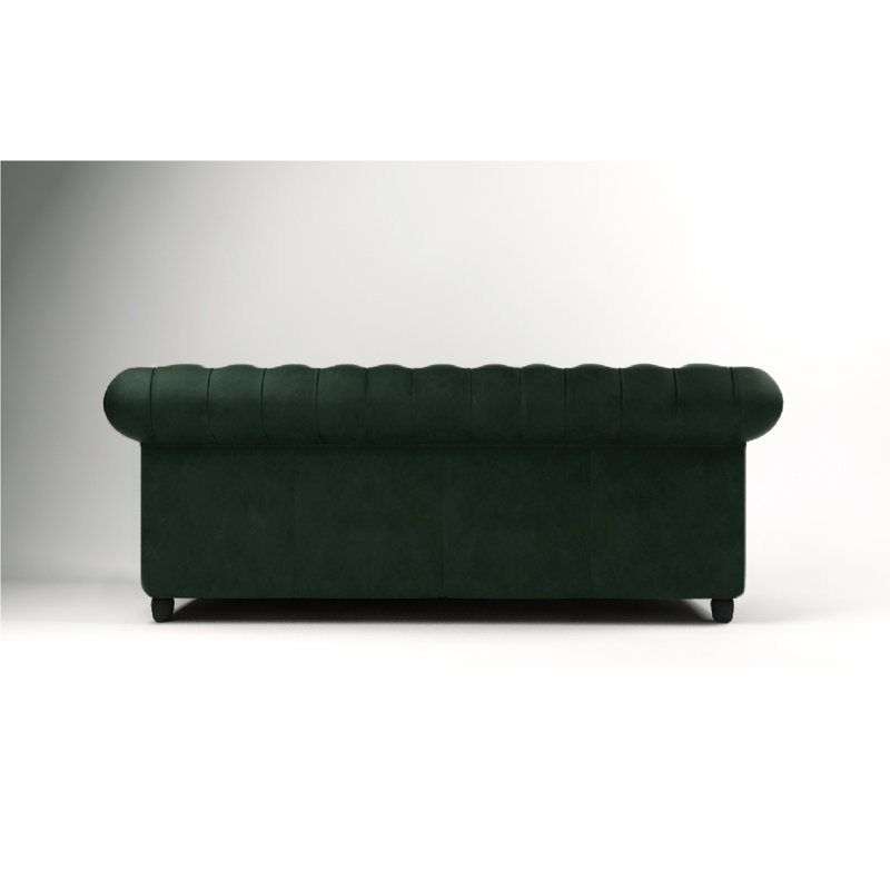 Castorena Velvet Sofa, Green