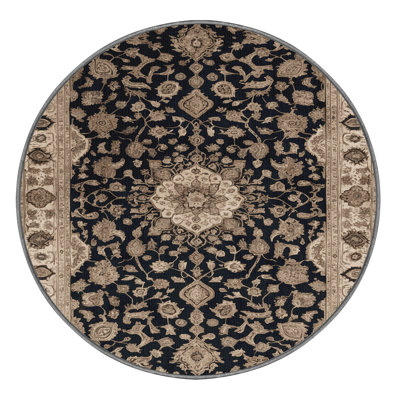Machine Washable Persian Gray Area Rug
