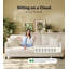 Ruzan 3 Seater Teddy Bean Bag Sofa-1899188337