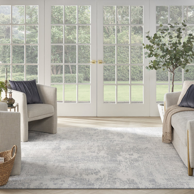 Zellmer Machine Woven Light Grey Indoor Rug, Rectangle 239 x 300cm