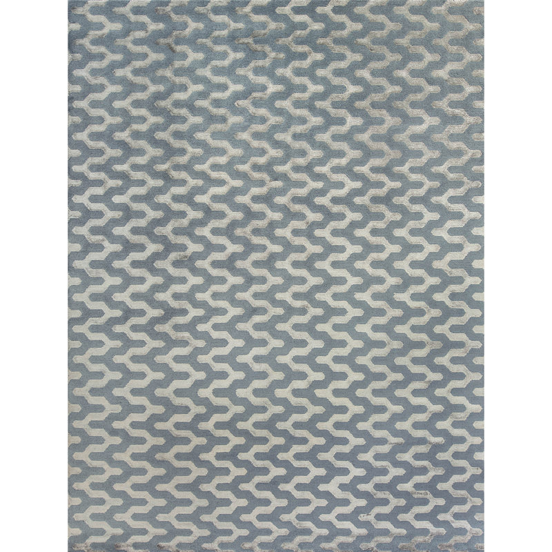 Hand Knotted Indoor Rug, Rectangle 6' x 9'
