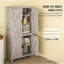 Armoire de rangement autoportante, garde-manger avec tablettes réglables, pour la maison-124437329