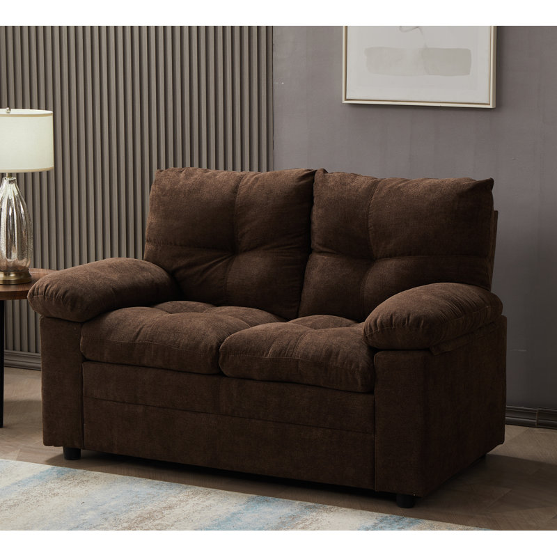 Causeuse Marly, Brun, H 36 po x l 56 po x P 31 po